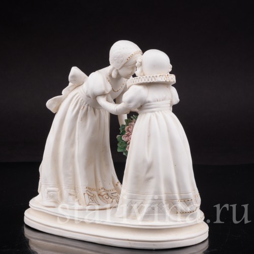 Фарфоровая статуэтка Сердечные поздравления, Goebel, Германия, перв. пол. 20 в.