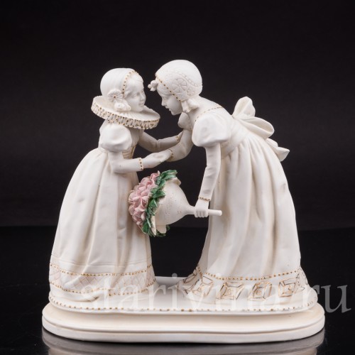Фарфоровая статуэтка Сердечные поздравления, Goebel, Германия, перв. пол. 20 в.