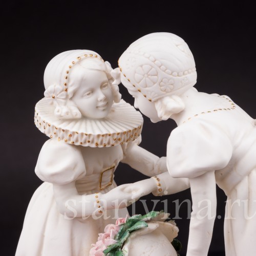 Фарфоровая статуэтка Сердечные поздравления, Goebel, Германия, перв. пол. 20 в.