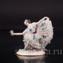 Фарфоровая фигурка Балерина, миниатюра, кружевная, Volkstedt, Германия, до 1935 г.