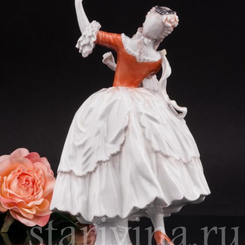 Фарфоровая статуэтка Танцовщица рококо, Rosenthal, Германия, 1948 г.