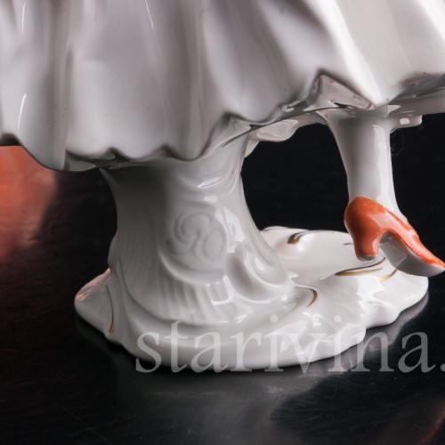 Фарфоровая статуэтка Танцовщица рококо, Rosenthal, Германия, 1948 г.