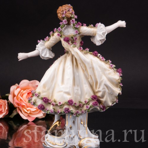Фарфоровая статуэтка Танцовщица Камарго, Dressel, Kister & Co, Германия, нач. 20 в.