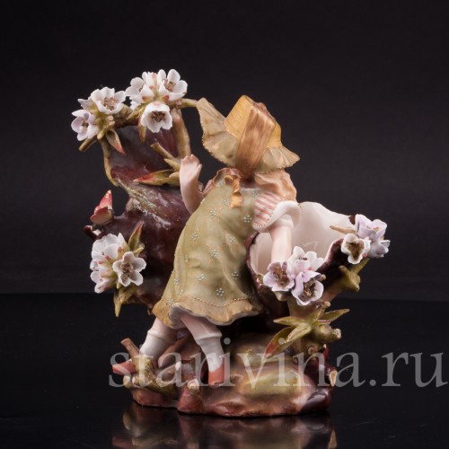 Фигурка из фарфора "Бабочка", Германия, 1860-1897 гг.