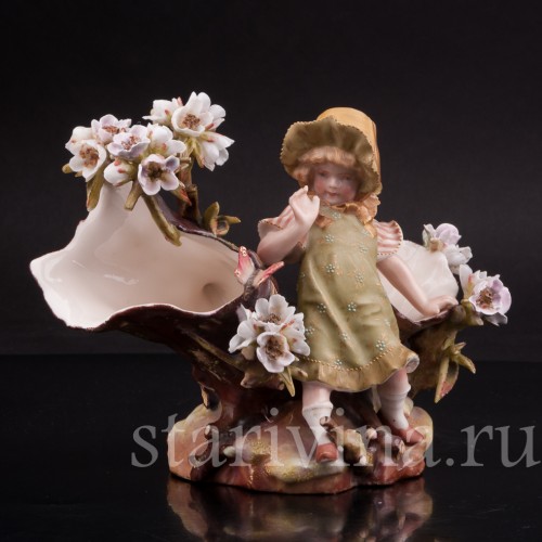 Фигурка из фарфора "Бабочка", Германия, 1860-1897 гг.