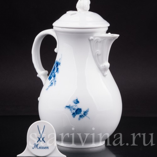 Фарфоровый чайник Хризантемы, Meissen, Германия, сер. 20 в.