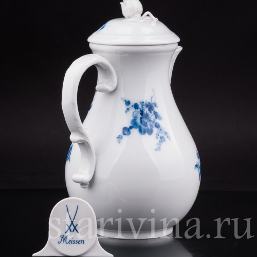 Фарфоровый чайник Хризантемы, Meissen, Германия, сер. 20 в.