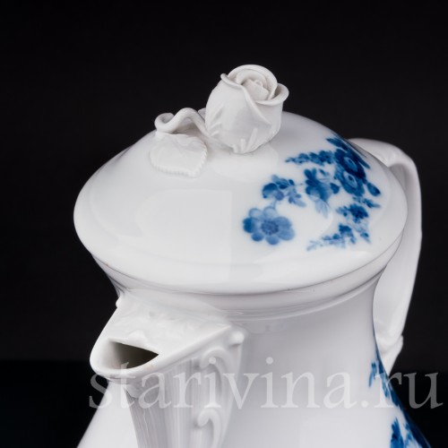 Фарфоровый чайник Хризантемы, Meissen, Германия, сер. 20 в.