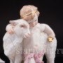 Статуэтка из фарфора Младенец с овечкой (Иоанн Креститель с Агнцем), Meissen, Германия, сер. 19 - нач. 20 вв.