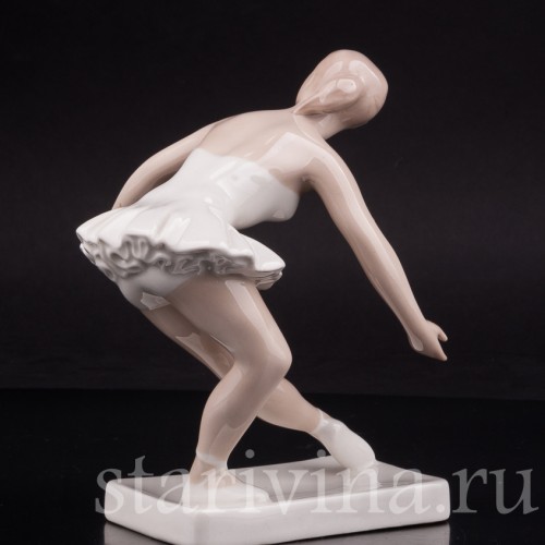 Фарфоровая фигурка Балерина, Royal Dux, Чехия, 1951-91 гг.