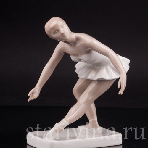 Фарфоровая фигурка Балерина, Royal Dux, Чехия, 1951-91 гг.