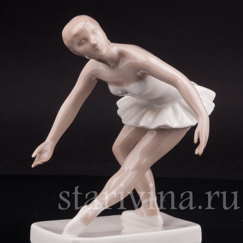 Фарфоровая фигурка Балерина, Royal Dux, Чехия, 1951-91 гг.
