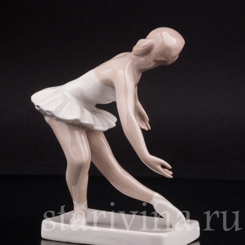 Фарфоровая фигурка Балерина, Royal Dux, Чехия, 1951-91 гг.
