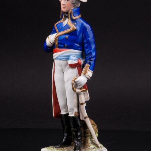 Фарфоровая статуэтка Франсуа Келлерман, Scheibe-Alsbach, Германия, вт пол. 20 века.