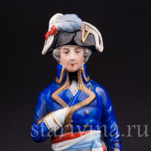 Фарфоровая статуэтка Франсуа Келлерман, Scheibe-Alsbach, Германия, вт пол. 20 века.