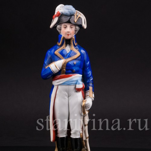 Фарфоровая статуэтка Франсуа Келлерман, Scheibe-Alsbach, Германия, вт пол. 20 века.