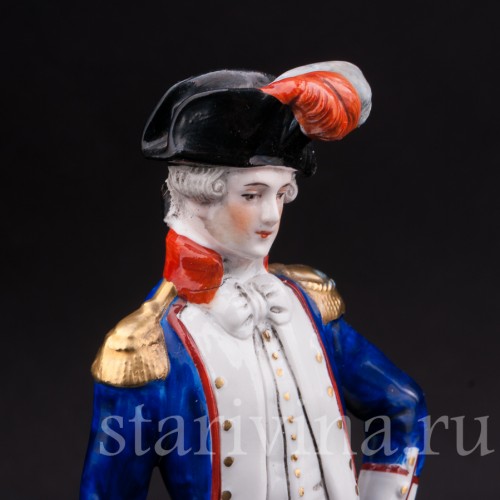 Фарфоровая статуэтка Жильбер Лафайет, Scheibe-Alsbach, Германия, вт. пол. 20 в.