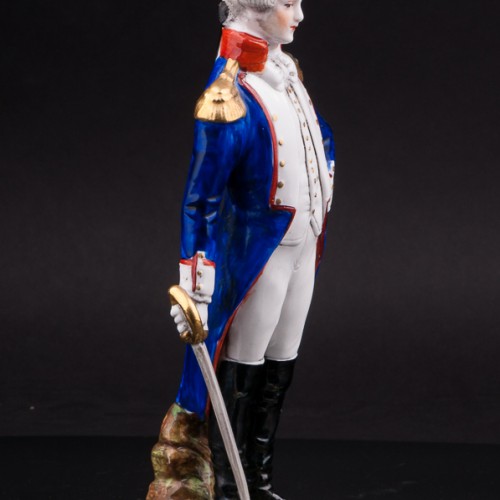 Фарфоровая статуэтка Жильбер Лафайет, Scheibe-Alsbach, Германия, вт. пол. 20 в.