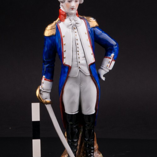 Фарфоровая статуэтка Жильбер Лафайет, Scheibe-Alsbach, Германия, вт. пол. 20 в.