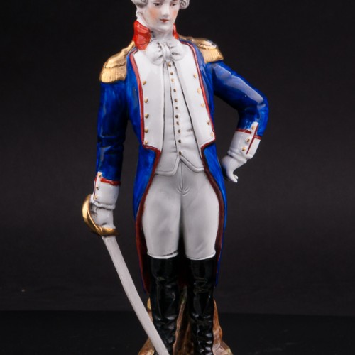 Фарфоровая статуэтка Жильбер Лафайет, Scheibe-Alsbach, Германия, вт. пол. 20 в.