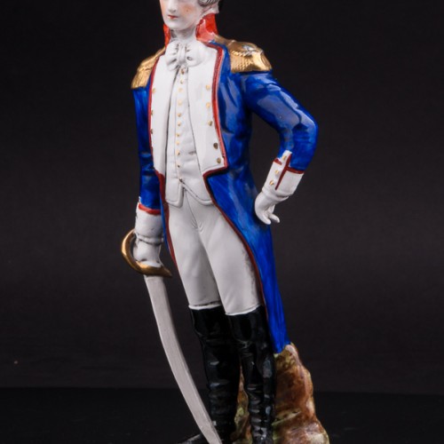 Фарфоровая статуэтка Жильбер Лафайет, Scheibe-Alsbach, Германия, вт. пол. 20 в.