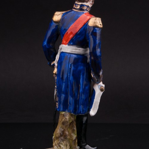 Фарфоровая статуэтка Маршала Луи-Габриэль Сюше, Porcelaine de Paris, Франция, сер. 20 века.