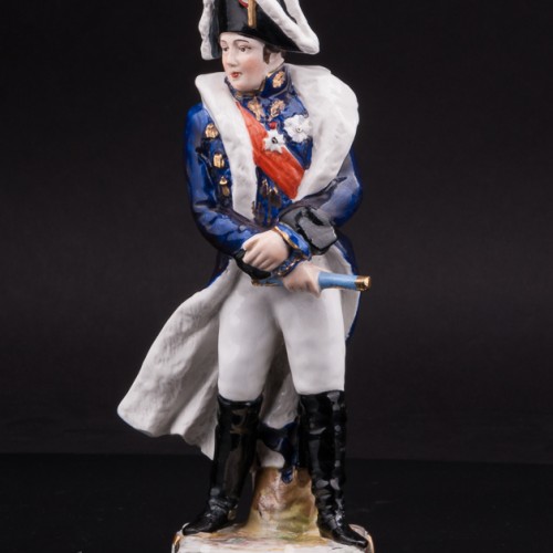 Фарфоровая статуэтка Маршала Мишель Ней, Porcelaine de Paris, Франция, сер. 20 века.