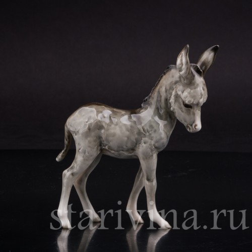 Фигурка из фарфора Ослик, Hutschenreuther, Германия, 1960-70 гг.