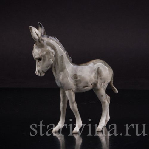Фигурка из фарфора Ослик, Hutschenreuther, Германия, 1960-70 гг.