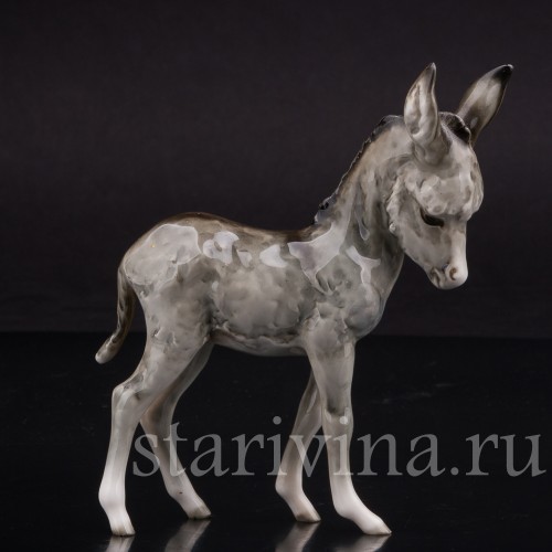 Фигурка из фарфора Ослик, Hutschenreuther, Германия, 1960-70 гг.