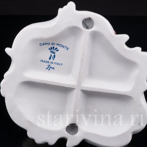 Фарфоровая фигурка Танцующая пара, кружевная, Capodimonte, Италия, вт пол. 20 века.