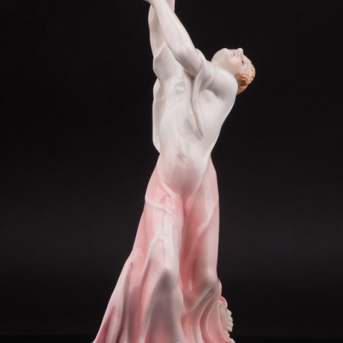 Фарфоровая статуэтка танцовщицы Айседора Дункан, Karl Ens, Германия, 1920-30 гг.