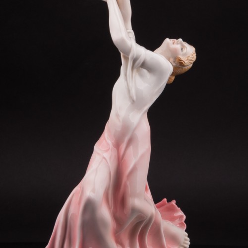 Фарфоровая статуэтка танцовщицы Айседора Дункан, Karl Ens, Германия, 1920-30 гг.