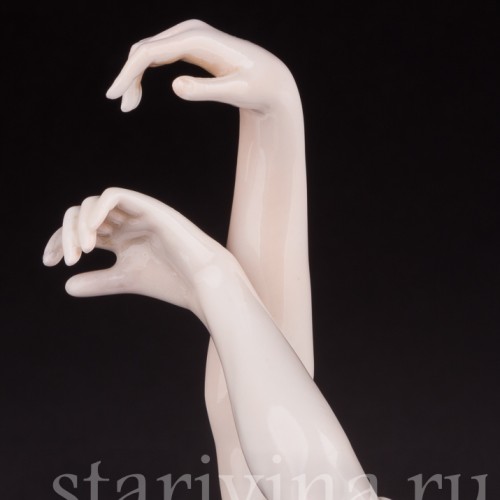 Фарфоровая статуэтка танцовщицы Айседора Дункан, Karl Ens, Германия, 1920-30 гг.