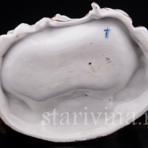 Фарфоровая статуэтка Девочка в цветах, Sitzendorf, Германия, 19 в.