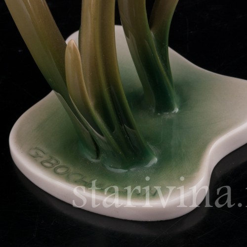 Фигурка птицы из фарфора Селезень, Alka Kaiser, Германия, до 1991 года.