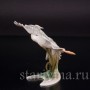 Статуэтка птицы из фарфора Летящая цапля, Alka Kaiser, Германия, до 1991 года.