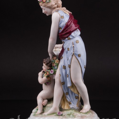 Фарфоровая статуэтка Венера и Купидон Karl Ens, Германия, 1900 гг.