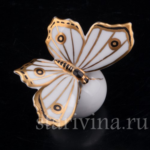 Фигурка из фарфора Бабочка, Metzler & Ortloff, Германия, до 1972 года.