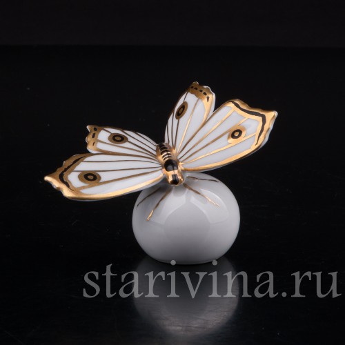 Фигурка из фарфора Бабочка, Metzler & Ortloff, Германия, до 1972 года.