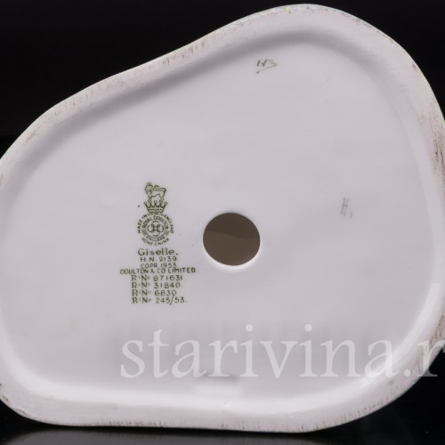 Фарфоровая статуэтка балерины Жизель, Royal Doulton, Великобритания, сер. 20 века.
