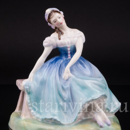 Фарфоровая статуэтка балерины Жизель, Royal Doulton, Великобритания, сер. 20 века.