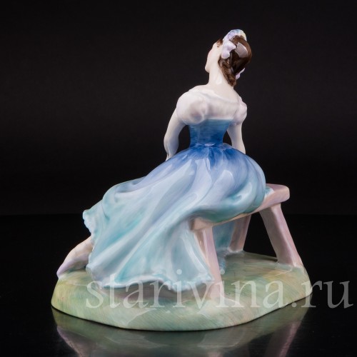 Фарфоровая статуэтка балерины Жизель, Royal Doulton, Великобритания, сер. 20 века.