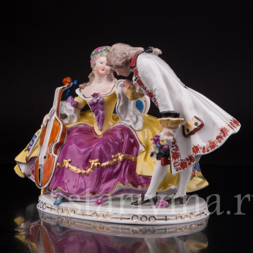 Статуэтка из фарфора После выступления, Дрезден, Германия, кон. 19 - нач. 20 вв.