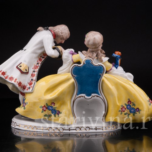 Статуэтка из фарфора После выступления, Дрезден, Германия, кон. 19 - нач. 20 вв.