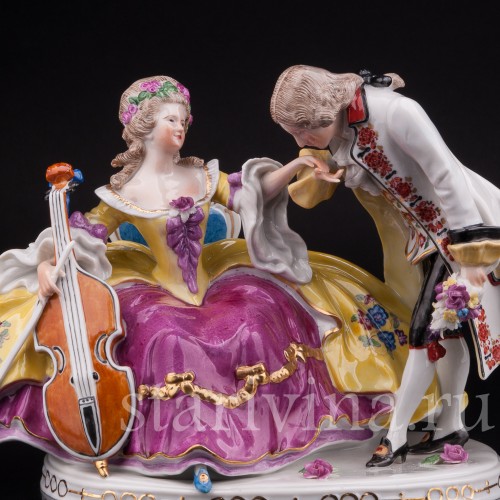 Статуэтка из фарфора После выступления, Дрезден, Германия, кон. 19 - нач. 20 вв.