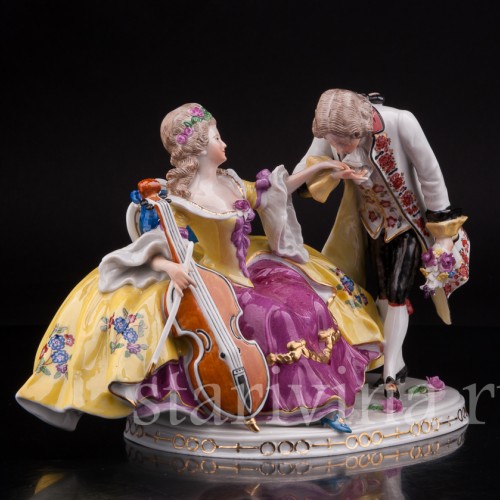 Статуэтка из фарфора После выступления, Дрезден, Германия, кон. 19 - нач. 20 вв.