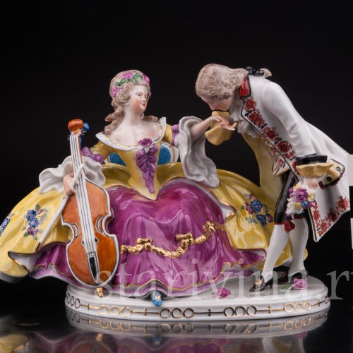 Статуэтка из фарфора После выступления, Дрезден, Германия, кон. 19 - нач. 20 вв.