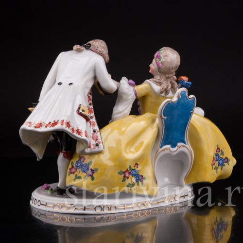 Статуэтка из фарфора После выступления, Дрезден, Германия, кон. 19 - нач. 20 вв.