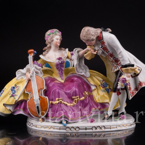 Статуэтка из фарфора После выступления, Дрезден, Германия, кон. 19 - нач. 20 вв.